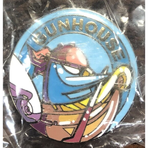 Gunhouse Enamel Pin Set of 3 Limited Run Video Games Pins Exclusive Collectible - Picture 4 of 7